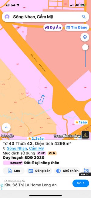 cần bán nhanh đất ấp 3 sông nhạn cẩm mỹ đồng nai