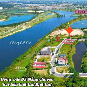 bán đất nền biệt thự 620m2 khu fpt view hồ , sát sông 3 mặt tiền b3.75 cách biển chỉ 1km,