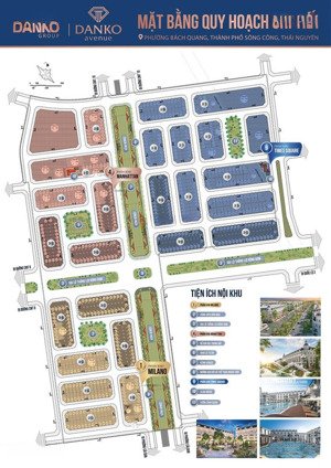 cần bán lk 11 - 16 và lô lk 11 - 17 dự án danko avenus sông sông, thái nguyên