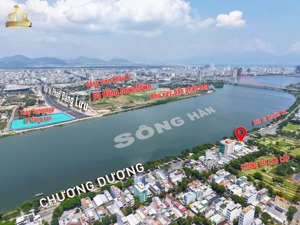 hot!!!!!! chuyển nhượng lại hơn 600m2 đất góc ba mặt tiền đường chương dương view sông hàn