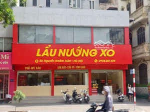 cho thuê nhà mặt phố chùa láng, 80m2 x 2 , mặt tiền 6m ,giá thuê 65 triệu ,kinh doanh mọi mô hình