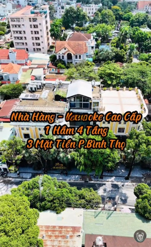 bán nhà hàng - karaoke 3 mt | dt 1.593m2 - bình thọ, thủ đức - sức chứa 500 khách - doanh thu khủng