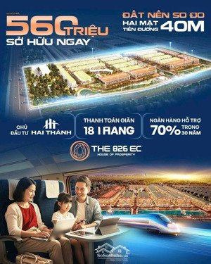 nhận booking giỏ hàng vip dự án 826ec long hậu chỉ 32tr/m2 chỉ 50triệu/suất, 