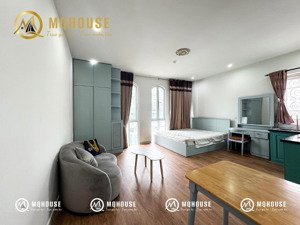 căn hộ ban công/cửa sổ full nt cao cấp 40m2, bảo vệ 24/7, gần vòng xoay dân chủ q10