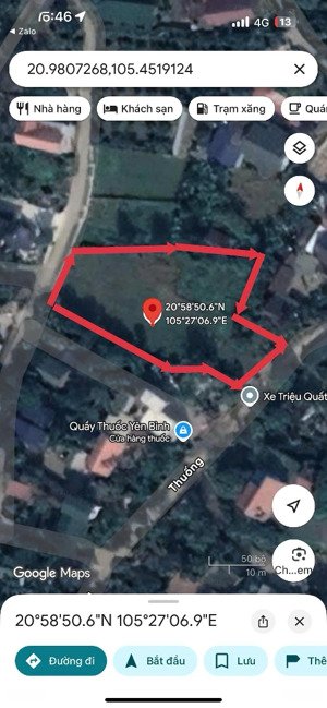 cần bán lô đất 1563m2 xã yên bình, thạch thất giá rẻ 