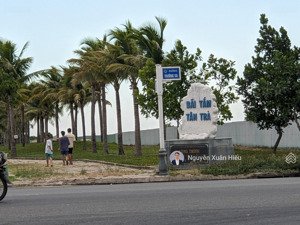 bán lô góc 2mt trần văn hai dt 205m2 đường 7.5m gần biển tân trà - giá 10 tỷ