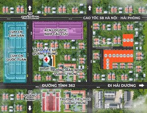 485 tr/ 60m2 ngay ngã 4 chợ kênh, ngõ oto vào tận nơi, 800m ra khu công nghiệp cẩm văn an lão