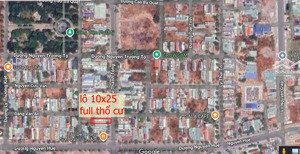 nhà mt đường lê thánh tông trung tâm phú mỹ, gần công viên trung tâm, 10x25m full thổ cư 11.5tỷ