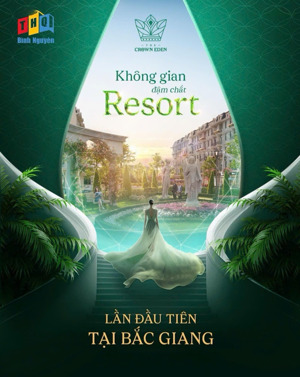 bán biệt thự the crown eden, dĩnh trì, bắc giang, 25 tỷ, 300m2