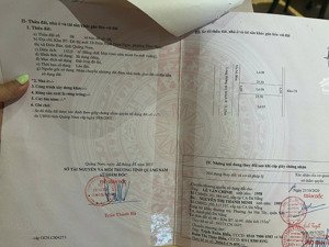 bán đất trịnh hoài đức khu 1b, điện ngọc. dt 153m2, sổ đỏ riêng, lh 