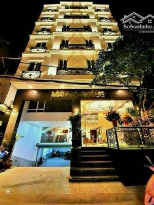 khách sạn 3 sao,full nội thất mt yên thế,tân bình, 15 x 25m, hầm 7 tầng, hdt 400tr/th - giá 130ty