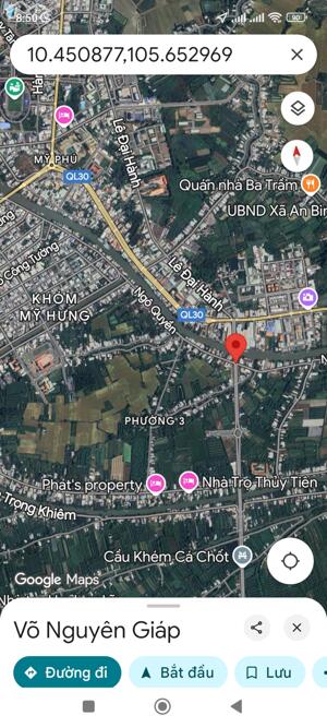 Đất nền đường nhựa 4m phường 3 TPCL, cách đường Sở Tư Pháp 200m