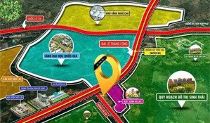 chính chủ cần bán gấp lô đất sát cổng số 3 trường đhqg , tuyến metro số 5