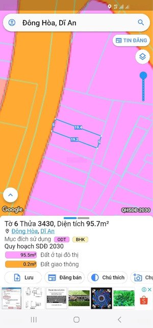 bán đất tại phố hai bà trưng, 7,7 tỷ, 95,7m2, nhiều tiện ích, phong thủy tốt