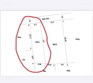 bán nhanh 188,6m hoà phú- chương mỹ mt6;5m, ngõ thông 4m, giá 13tr/m2, lh 