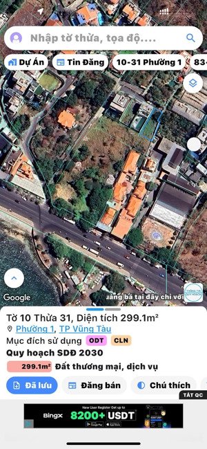 bán đất biệt thự view biển khu đồi sứ, tp. vũng tàu vị trí vip giá 28 tỷ thương lượng mạnh