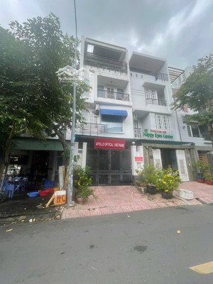 cho thuê nhà 3 lầu thích hợp làm văn phòng mặt tiền đường lớn kdc himlam p.tân hưng q7