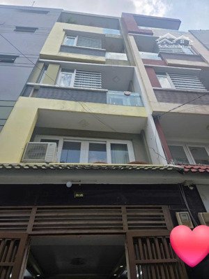 phan đăng lưu phú nhuận, hẻm ô tô né, dt 55m2 ngang 3.8m, 6 tầng btct, 7pn, sô vuông, 12.6 tỷ tl