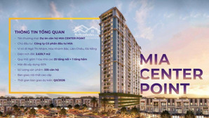 ở giữa trung tâm, giá vẫn mềm - chỉ 2,5 tỷ quá hời để sở hữu căn hộ cao cấp mia center point