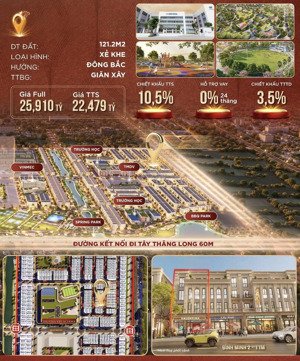 xẻ khe rẻ đẹp nhất khu bình minh vinhomes wonder city, gần trường liên cấp, công viên nội khu 122m2