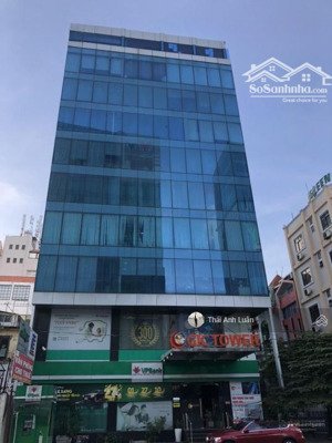 bán tòa nhà góc 2 mặt tiền khu nguyễn văn thủ. dt 144m2 (9x16m), 3 tầng, tn 120tr/th. giá 39 tỷ tl