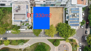 bán đất biệt thự vcn p.phước hải, tp.nha trang 330 m2, hướng nam đối diện công viên giá 24.75 tỷ