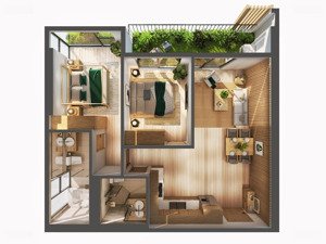chủ nhà đi pháp bán căn hộ 2pn sky forest ecopark 70m2 tòa sf2 hướng nam, giá 4tỷ130