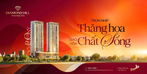 chính thức ra hàng căn hộ cc tại bv diamond hill thái nguyên, giá chỉ từ 2,x tỷ, 45m2 trực tiếp cđt
