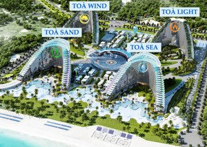 bán nhanh the arena cam ranh tòa sea - view trực diện biển tuyệt đẹp, hướng đông nam, giá 1 tỷ 330