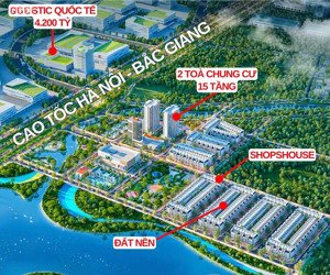 lô duy nhất dự án metropolitan đồng sơn bắc giang - qùa tặng 100tr view công viên gần tòa chung cư