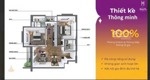 căn 2pn duy nhất dt 64m2 giá chỉ 2.5 tỷ ( full giá ) view thành phố siêu thoáng