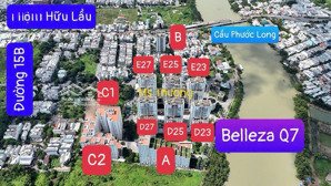 belleza quận 7 view sông 3pn 2wc 105 m2, sổ hồng và có nội thất, chỉ 4,5 tỷ, thương