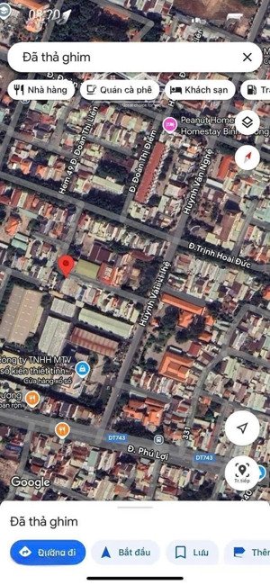 đất 1/huỳnh văn nghệ phú lợi đường thông diện tích 126m giá 4.2 tỷ