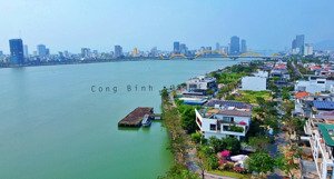 bán đất biệt thự siêu hiếm, view sông, 600m2, euro 1 village, q. sơn trà đà nẵng. giá bán 185 tỷ