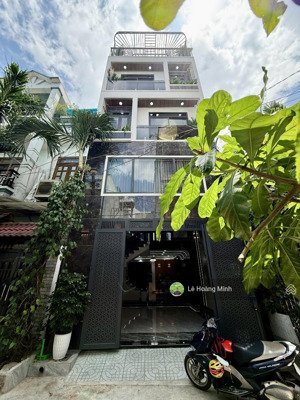 siêu phẩm nhà phố ngang 5m 4 tầng full nội thất. hẻm 6m đường thới an 16