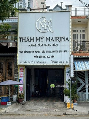 nhà shr 4m x 23m. đúc 1 lầu 3pn mặt tiền đường trần thị cờ