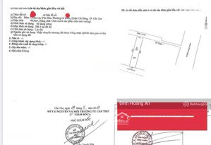 bán gấp đất hẻm nguyễn trãi, lê bình, cái răng, 96,6m2/615tr, gần trường mầm non lê bình, shr