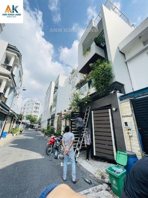 căn hộ dịch vụ 4 tầng hẻm xe hơi tăng nhơn phú a, 7 phòng thu nhập 30tr/tháng, giá siêu rẻ 6.5 tỷ