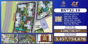 căn hộ 2+ giá tốt nhất giỏ hàng beverly sorlari