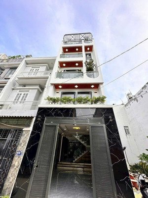 bán nhà 5 tầng xây mới 100% gần ngã tư ga - liền kề gò vấp - 220m2 sàn gần sông sài gòn giá đầu 6t
