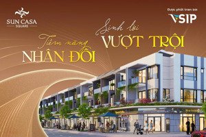 nhận booking sun casa square giá f0 từ cđt vsip - trung tâm tp hồ chí minh mới