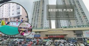 cho thuê căn hộ oriental plaza 685 âu cơ, 2 pn, 2 wc full nội thất giá 11 tr/ th. lh: 