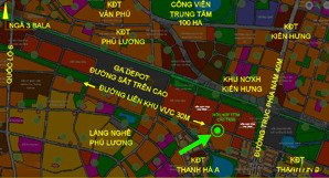 bán đất 50 mét vuông- mặt phố 30m tại phú lương, đối diện tổ hợp công cộng hỗn hợp 50ha.
