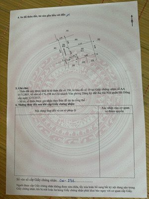 bán đất 67m2 tại an thắng, biên giang, hà đông, 3,75 tỷ vnd