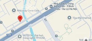 bán đất thổ cư 203m2, sổ đỏ/hồng, cạnh nhà máy coca-cola, metro khu cnc, đại học hutech