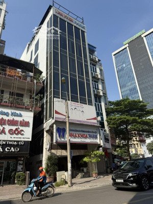 tòa nhà 8 tầng - thái thịnh - mặt phố trung tâm - dòng tiền khủng - sổ chính chủ