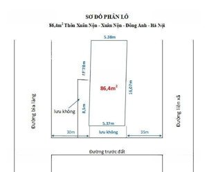 chính chủ tôi bán 86m2 thôn xuân nộn ngõ thông ôtô, nở hậu giá 6x