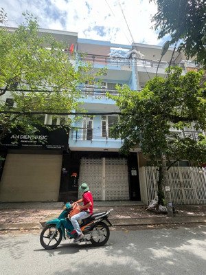 cho thuê nhà mặt tiền nguyên căn q8, 1 trệt 2 lầu 280m2 25tr. lh: 