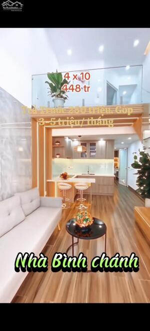 Nhà giá rẻ Bình Chánh 480Tr