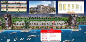 bán shophouse the sonata symphony sun group đà nẵng view sông hàn, 108m2, giá 29.8 tỷ